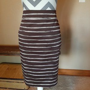 Ann Taylor Brown Pencil Skirt